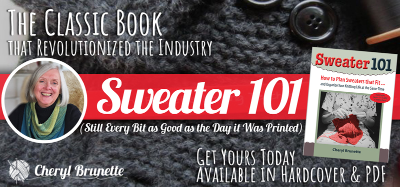 Get the classic book that revolutionized the knitting industry: Sweater 101